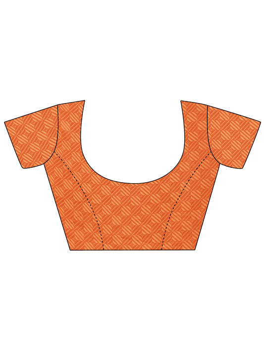 Leelavati Printed, Embellished, Embroidered Daily Wear Chiffon Saree (Red)