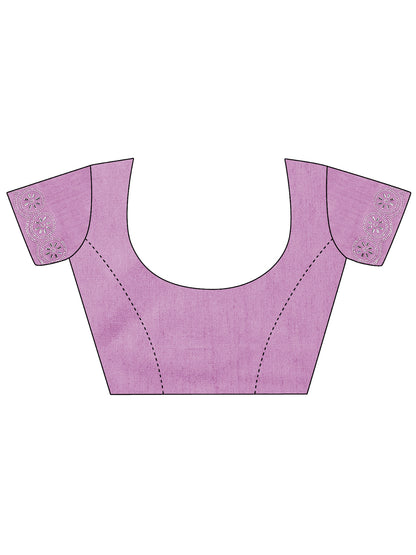 Leelavati Embellished Bollywood Jimmy choo Saree (Purple)