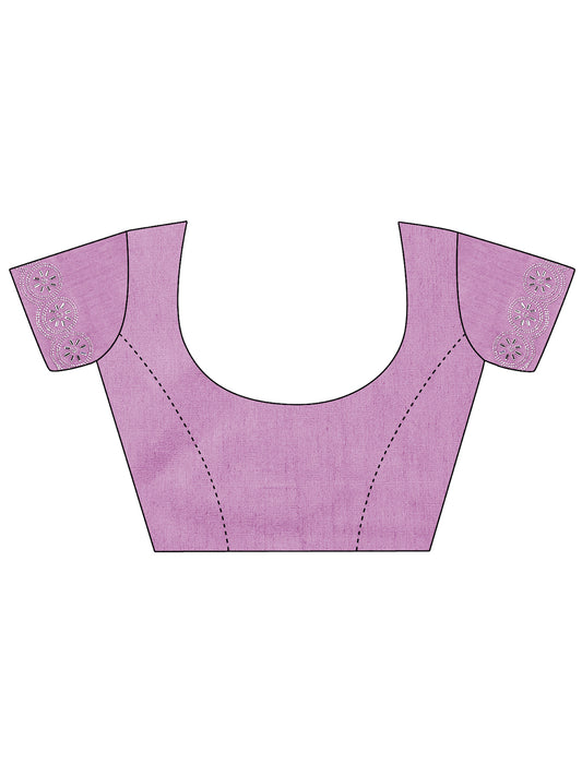 Leelavati Embellished Bollywood Jimmy choo Saree (Purple)