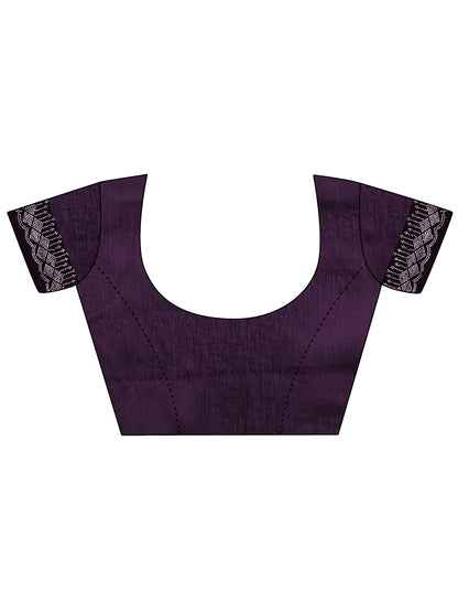 Leelavati Embellished Bollywood Chiffon Saree (Purple)