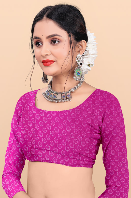 Leelavati Embellished Bollywood Chiffon Saree (Pack of 2, Blue)